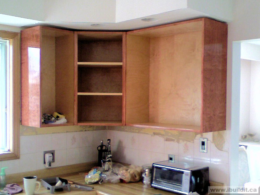 building the cabinets